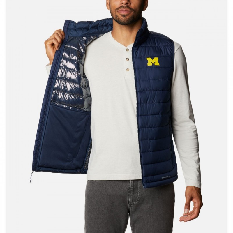 Men's Collegiate Powder Lite™ Vest - Michigan