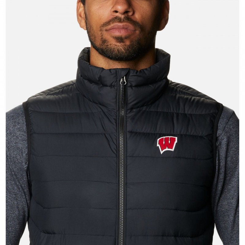 Men's Collegiate Powder Lite™ Vest - Wisconsin