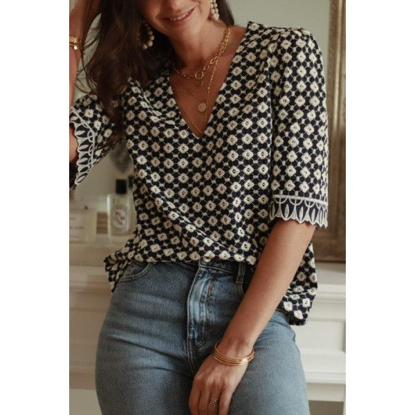 As Pretty As You Are Embroidered Blouse