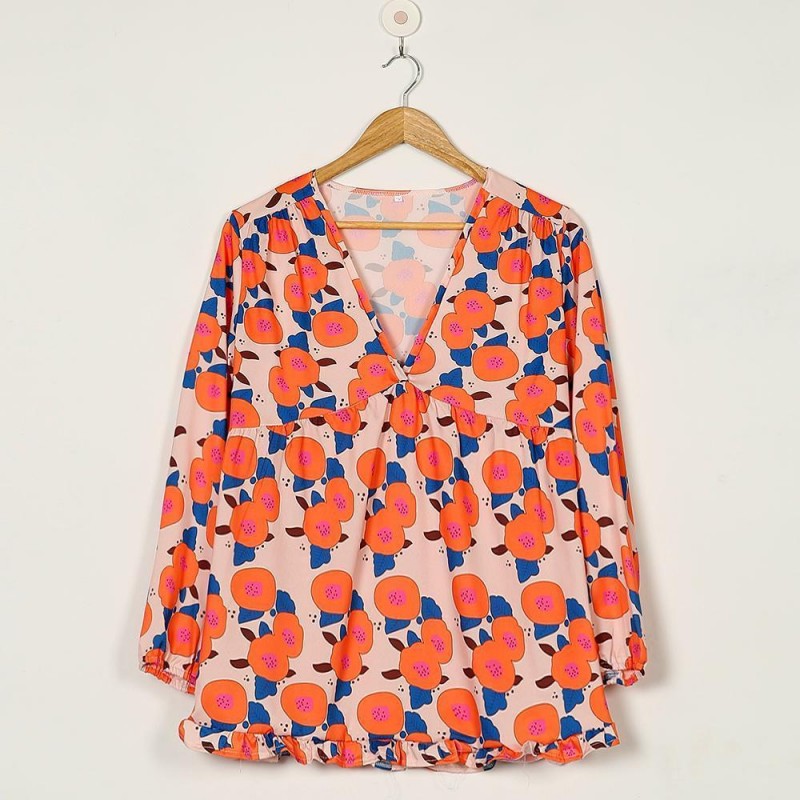 Bright About Now Floral Print Top