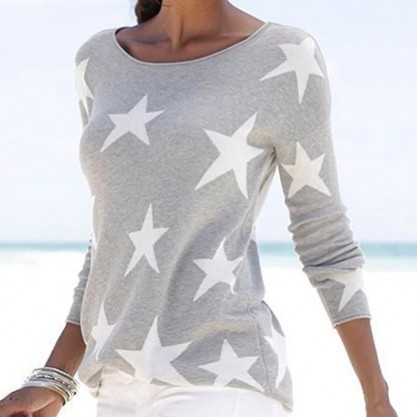 Comfy Crew Neck Long Sleeve Top