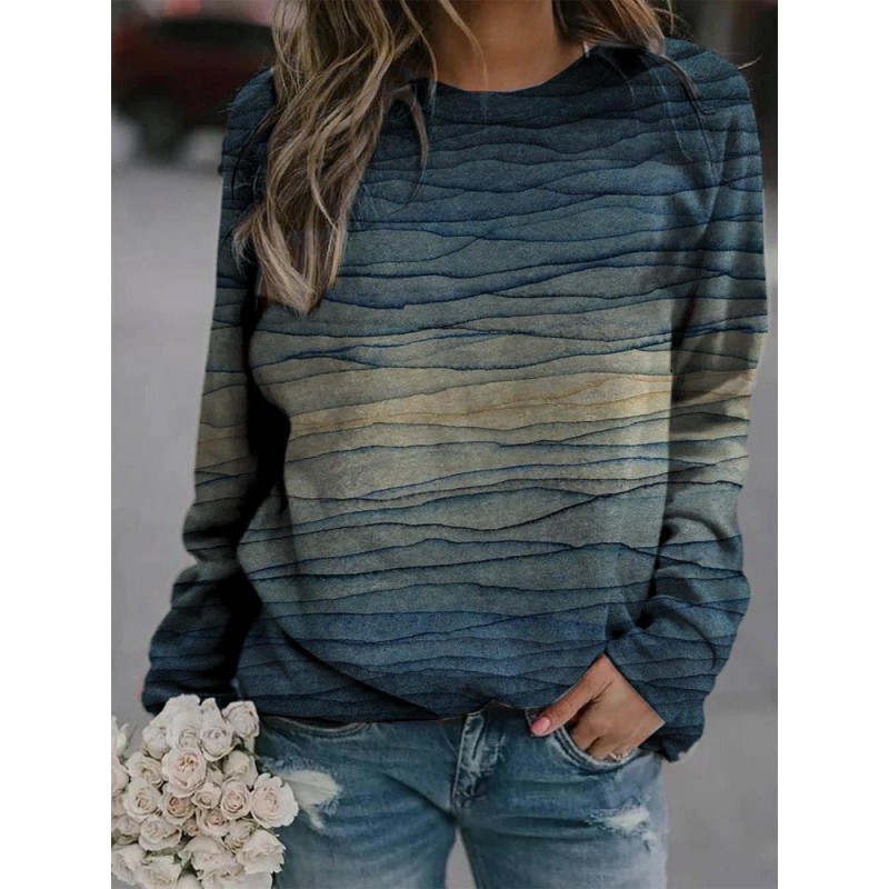 Do the Wave Printed Sweatshirt