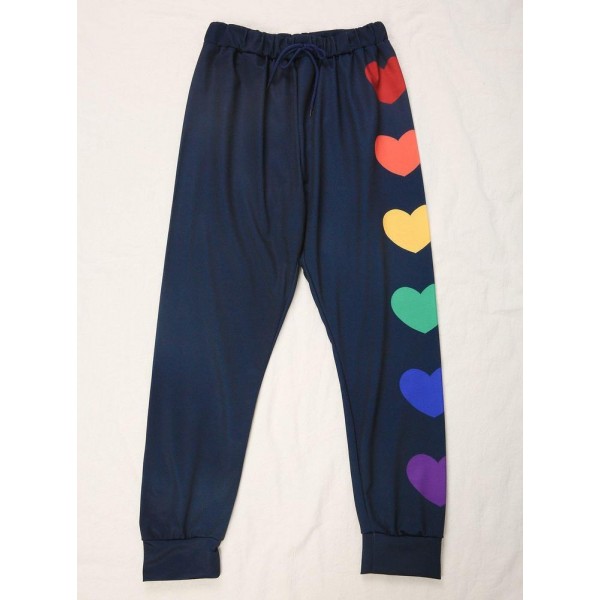 Full of Pride Heart Print Loungewear Set