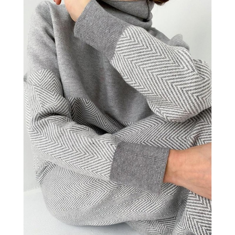 Good Feeling Herringbone Loungewear Set