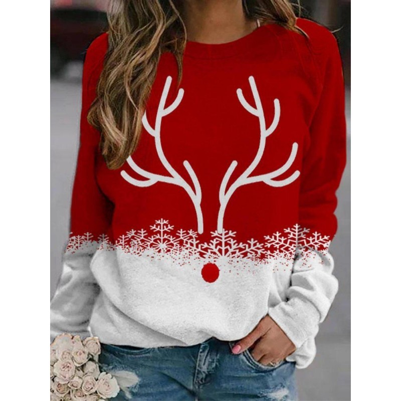 Holiday Spirit Reindeer Sweatshirt