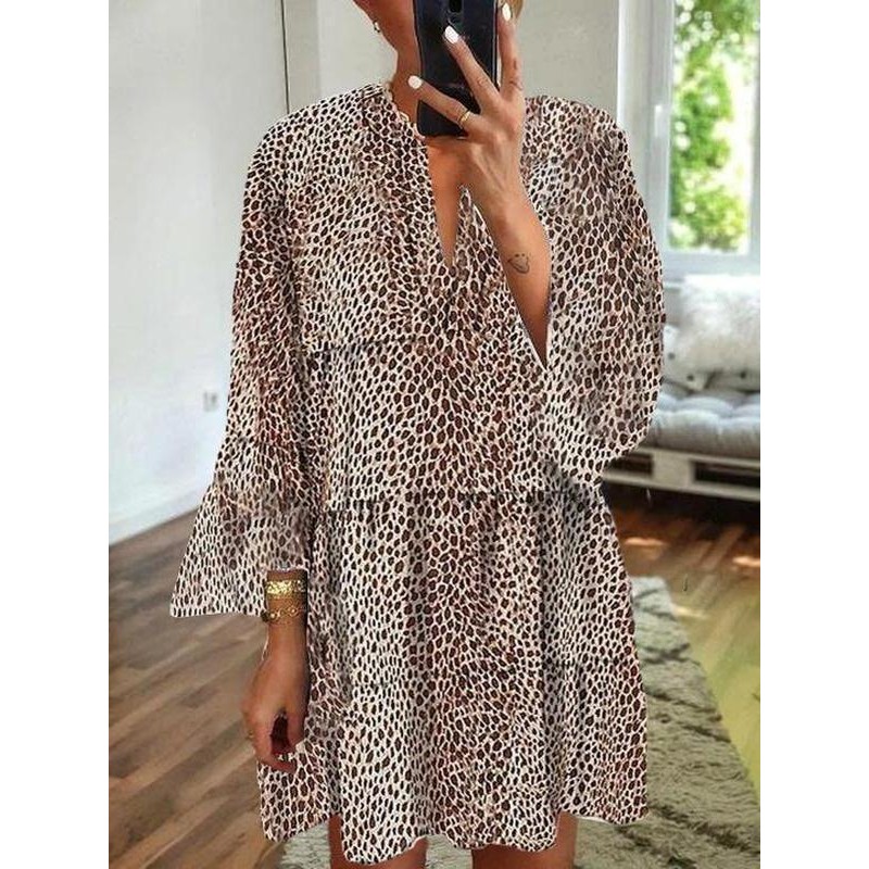 Keep up the Pace Leopard Print Dress