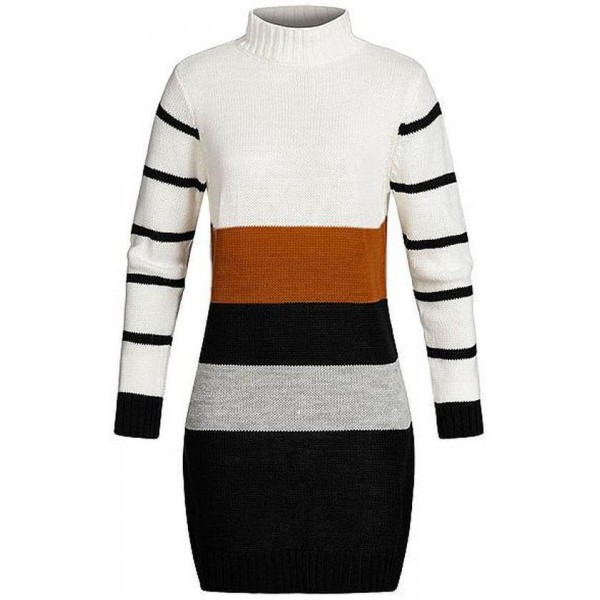 Lucky Charm Striped Sweater Dress