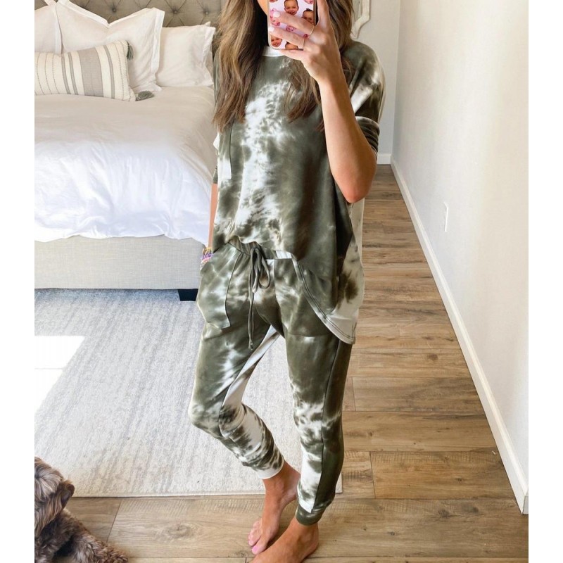 Press Snooze Tie Dye Jogger Set