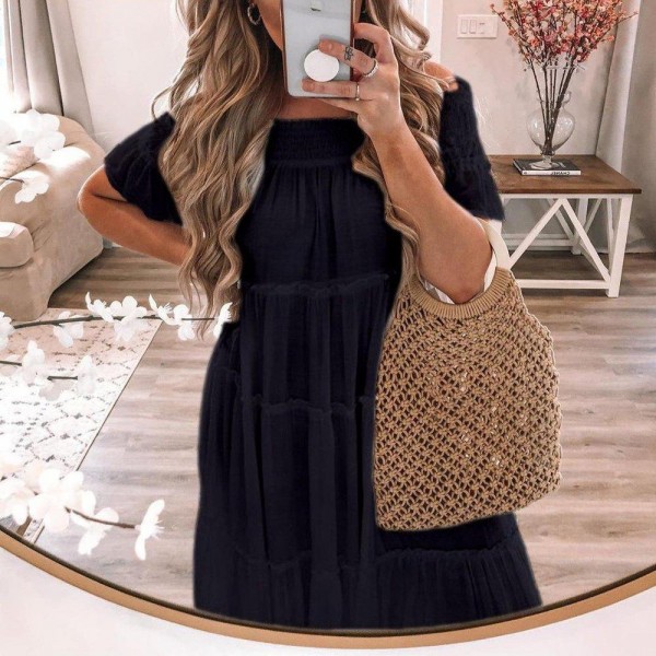 Set the Mood Black Maxi Dress