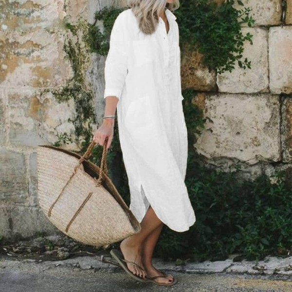 Set the Standard White Dress