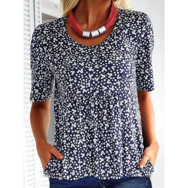 In Plain Sight Floral Print Top