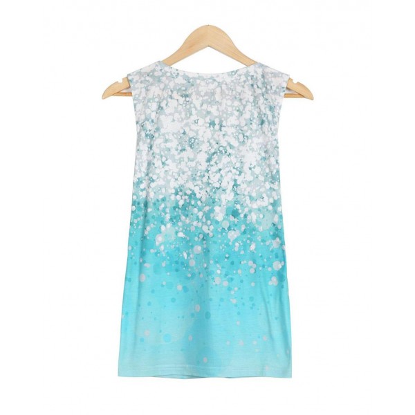 Deep Dive Printed Top