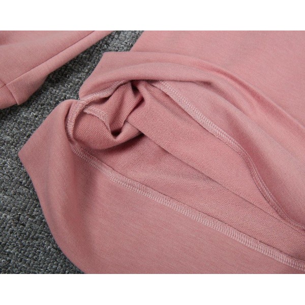 Sweet Pink Crew Neck Long Sleeve Sweatshirt