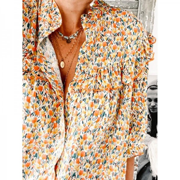 Sweetest Dreams Floral Print Blouse