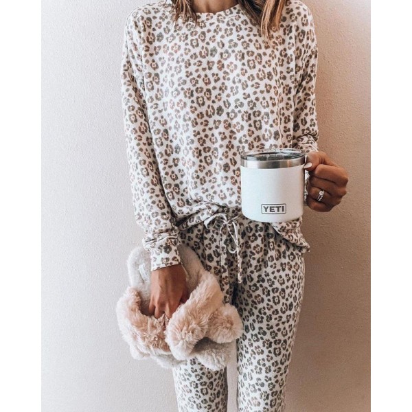 Well Rested Leopard Print Set