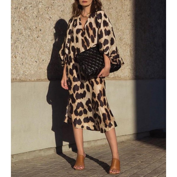 Wild Woman Leopard Print Dress