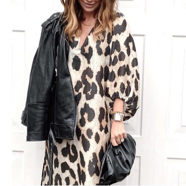 Wild Woman Leopard Print Dress