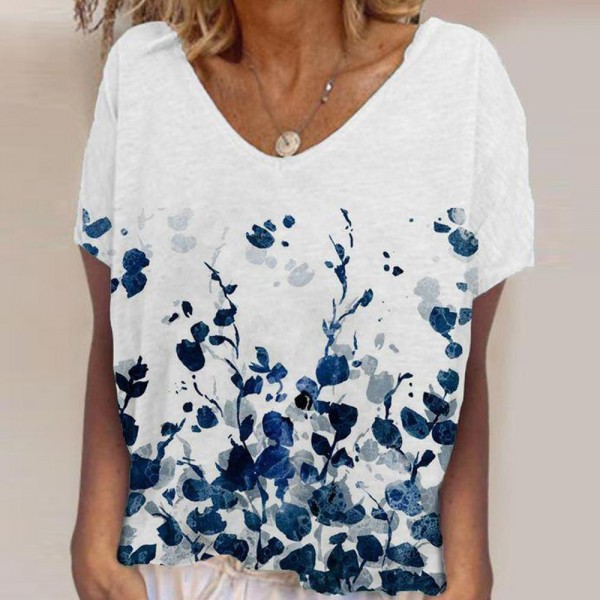 Baggy Short Sleeve White Top