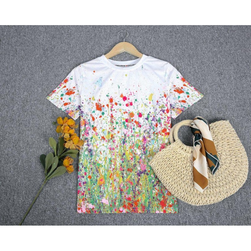 Comfy Print Short Sleeve Top