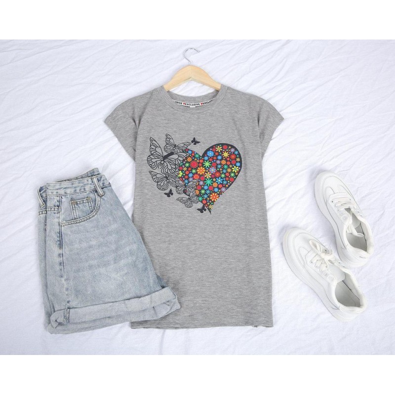 Comfy Print Short Sleeve Top