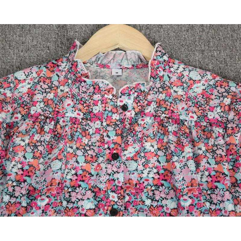 Romantic Ditsy Floral Print Long Sleeve Shirt