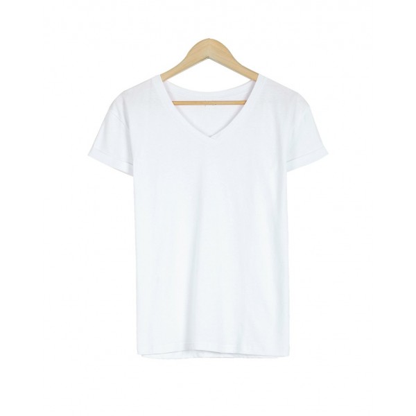 Basic Plain Short Sleeve Top