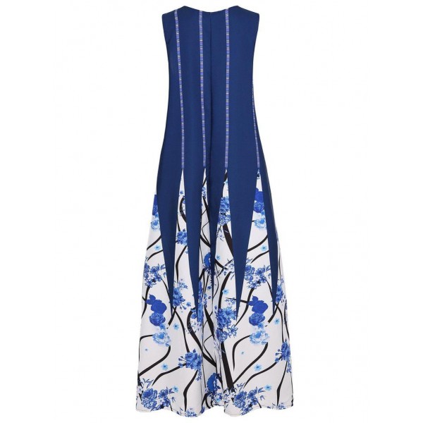 Glamorous Sleeveless Print Maxi Dress