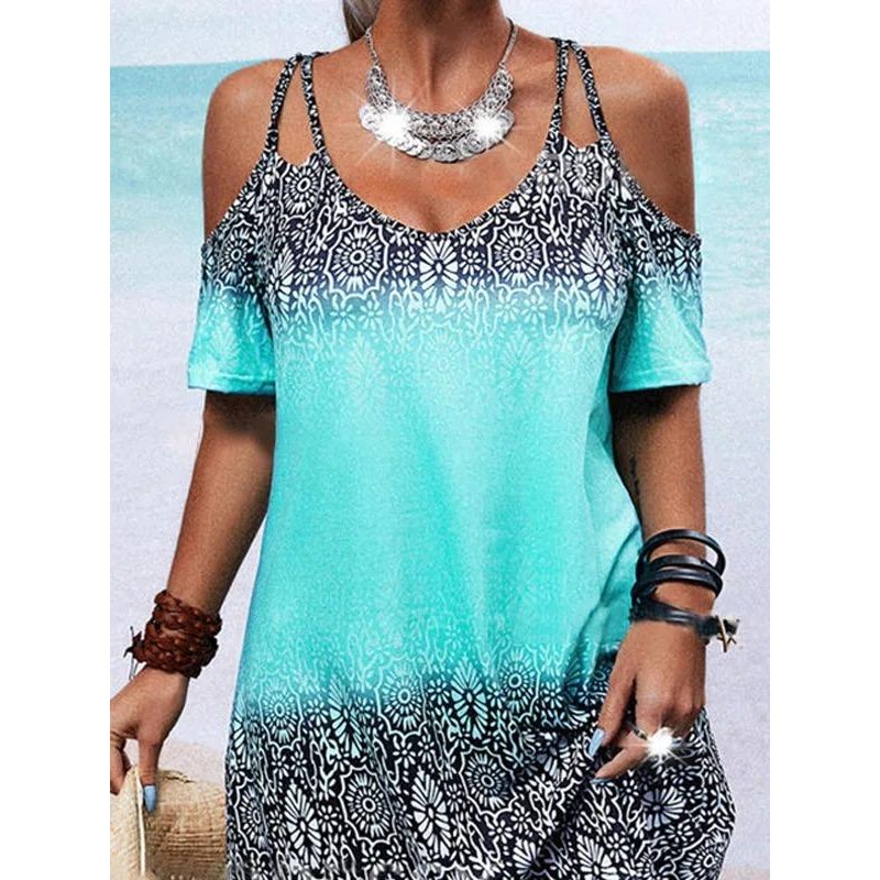 Island Time Cold Shoulder Dress