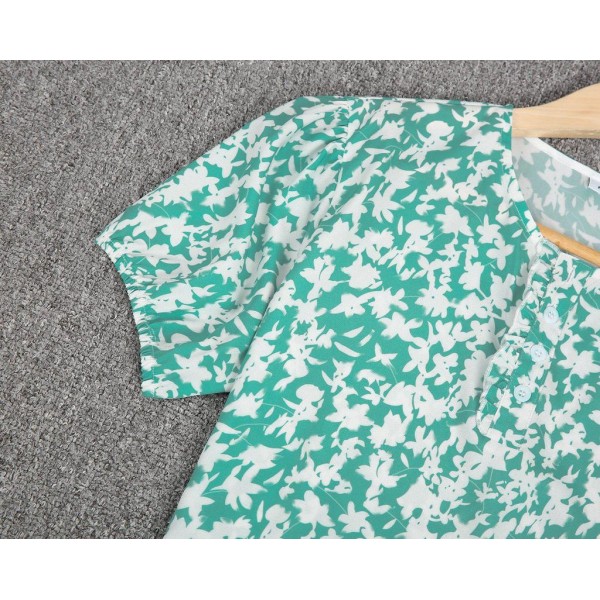 Fresh Print Short Sleeve Top