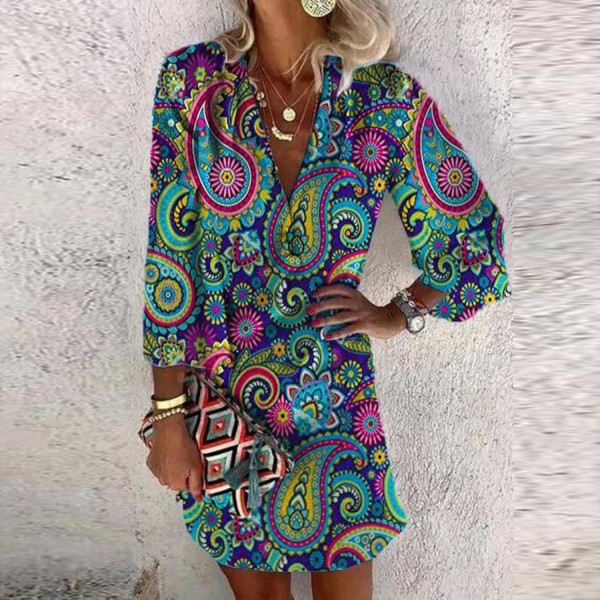 Groovy Girl Paisley Print Dress