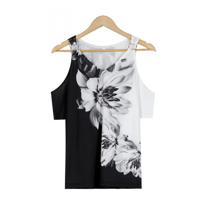 Special Short Sleeve Floral Top