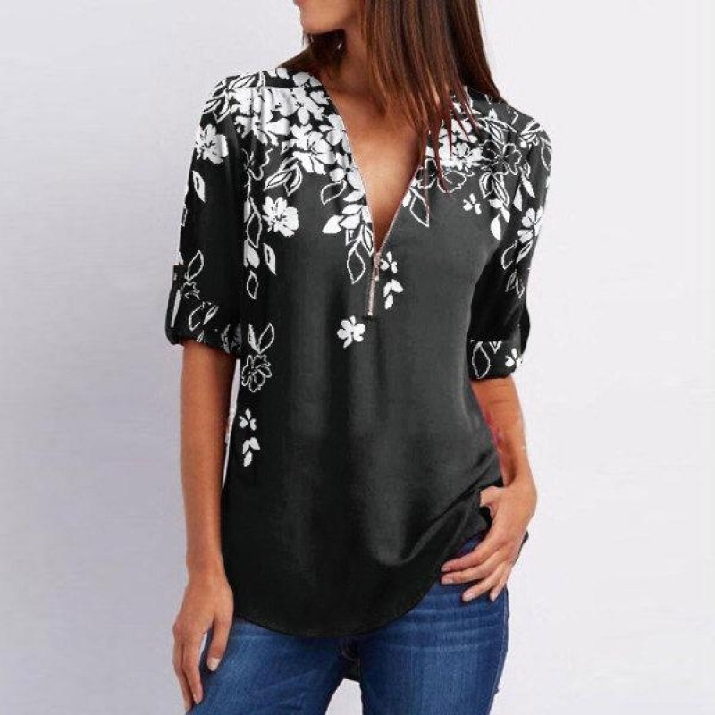 Cool Print Short Sleeve Top