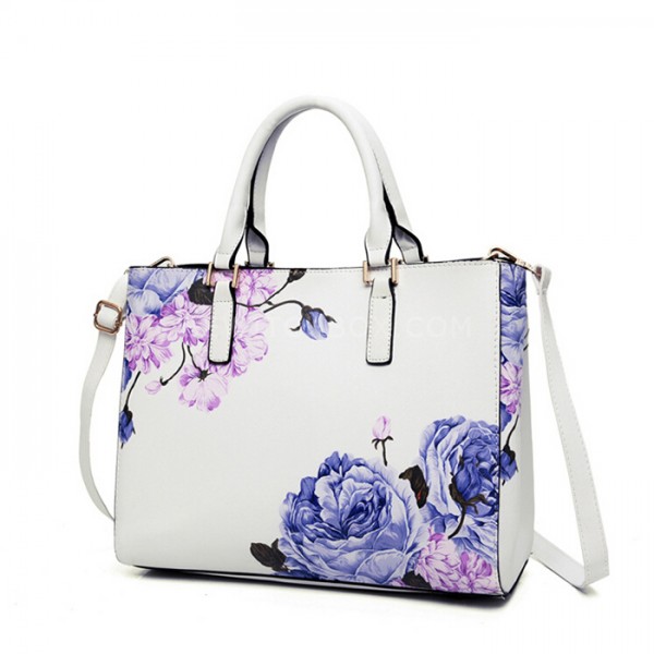 Exquisite flower pattern handbag