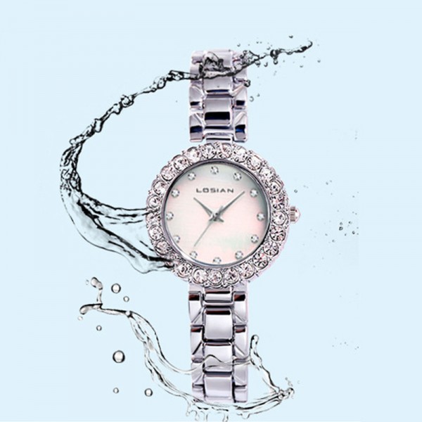 Women's Quartz Watch with Rhinestone